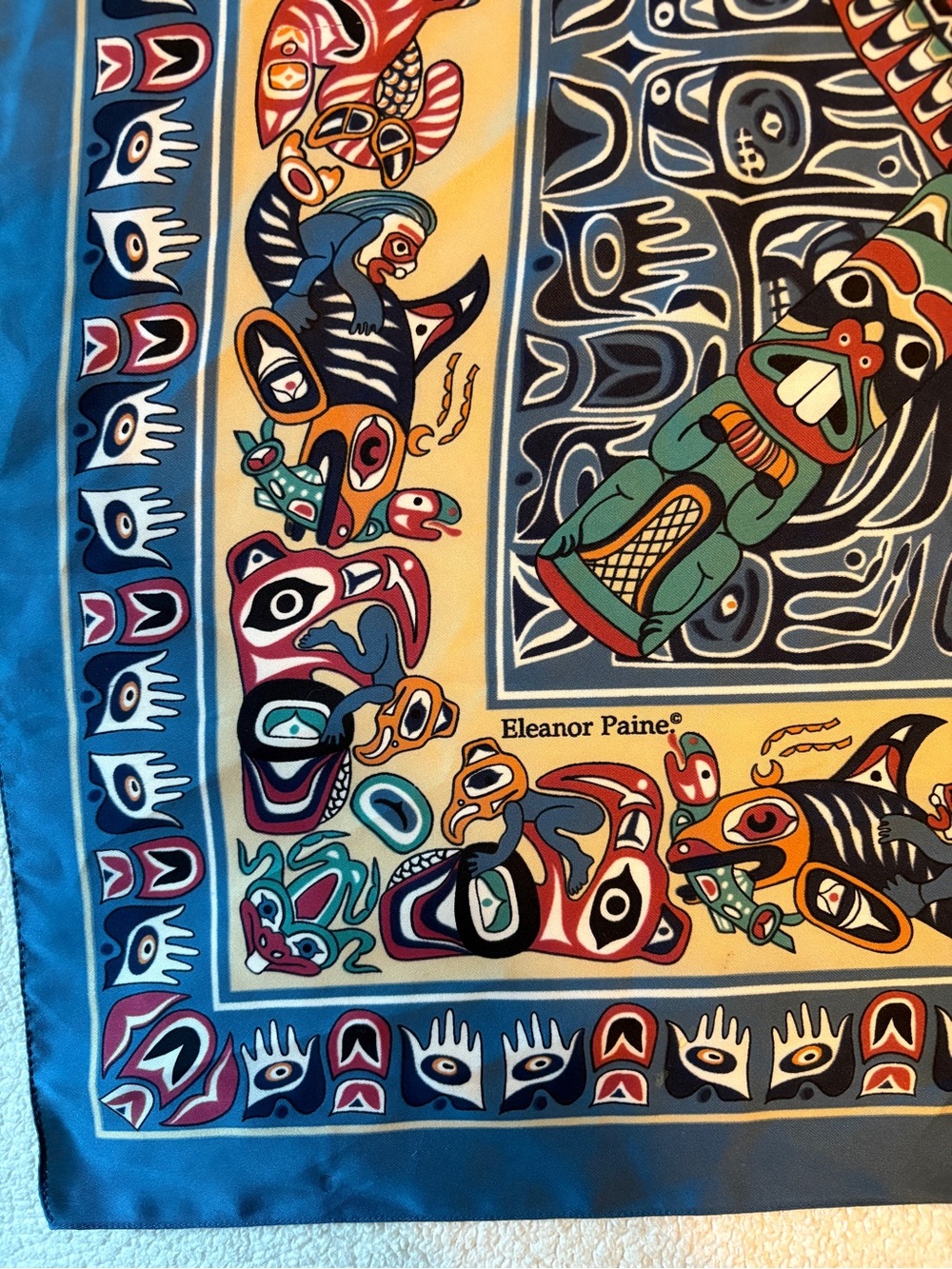 Eleanor Payne Scarf, Pacific Northwest Indigenous Print